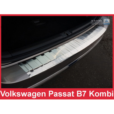 Накладка задня на бампер Volkswagen Passat B7 Variant (kombi)