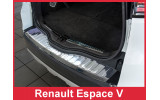 Захисна накладка на бампер із загином та ребрами Renault Espace V