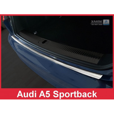 Накладка на бампер із загином Audi A5 Sportback