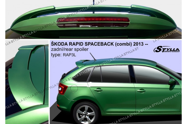 спойлер кришки багажника Skoda Rapid Spaceback