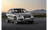 захисна накладка на бампер Audi Q5 сталь+carbon red