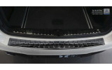 Накладка захисна на бампер BMW X3 F25 рест. (чорна глянсова)