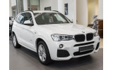 Накладка захисна на бампер BMW X3 F25 рест. (чорна глянсова)