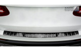 Захисна накладка на бампер Mercedes GLC (чорна глянсова)