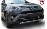 хром накладки на решітку радіатора Totota RAV4