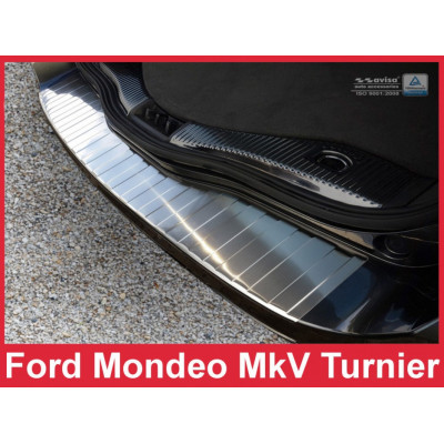 Захисна накладка на задній бампер Ford Mondeo MK5 Kombi