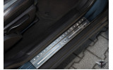 захисні накладки на пороги з написом Volvo XC60