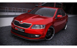 Тюниговий дифузор переднього бампера Skoda Octavia III