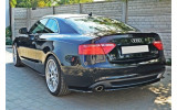 Центральний дифузор заднього бампера Audi A5 S-line 8T Coupe / Sportback