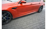 Бічні дифузори на пороги BMW M6 Gran Coupe (F06)