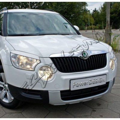 накладки на фари (війки) SKODA YETI абс-пластик