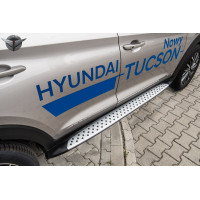 підніжки бічні (пороги) HYUNDAI TUCSON III стиль OEM