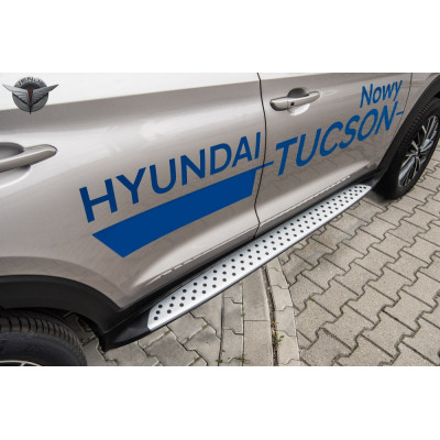 підніжки бічні (пороги) HYUNDAI TUCSON III стиль OEM