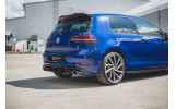 Накладка заднього бампера VW Golf 7 R версія FL вер.3