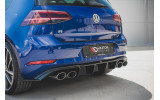 Накладка заднього бампера VW Golf 7 R версія FL вер.3