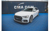 Тюнінгова накладка під передній бампер Audi A6 C8 S8 / S6 C8 вар. 3