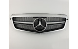 чорні тюнінгові грати для Mercedes E-Class W212 (SL Silver)