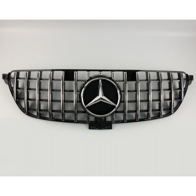 решітка радіаторна для Mercedes GLE-Class Coupe C292 (GT Chrome Black)