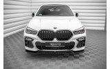 Тюнінговий дифузор під передній бампер BMW X6 G06 М-пакет вер. 2