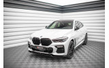 Тюнінговий дифузор під передній бампер BMW X6 G06 М-пакет вер. 2