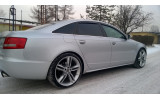 Накладки на пороги Audi A6 C6 стиль S-line