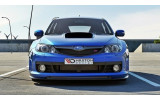 Накладка переднього бампера Subaru Impreza WRX STI 2009-2011 вер. 1