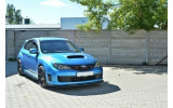 Накладка під передній бампер Subaru Impreza WRX STI вер. 2