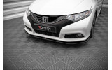 Тюнінговий дифузор для переднього бампера Honda Civic MK9