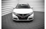 Тюнінговий дифузор для переднього бампера Honda Civic MK9