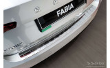 ЗАХИСНА ЛИСТВА НА ЗАДНІЙ БАМПЕР З НЕРЖАВЕЙКИ Skoda Fabia 4