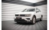 Тюнінгова накладка під передній бампер Volkswagen Tiguan MK2