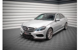 Спойлер переднього бампера Mercedes E W212 рестайл AMG-line