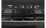 чорна накладка STRONG на задній бампер Volkswagen T-Roc