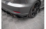 Комплект бокових накладок на задній бампер Street pro Audi S3 8V Sportback рестайл