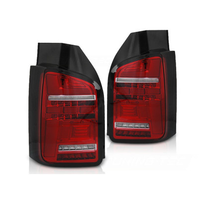 LED ліхтарі задні RED WHITE для VW TRANSPORTER T6 дорестайл