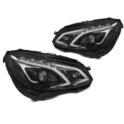 Тюнінгові фари MERCEDES E W212 чорні FULL LED