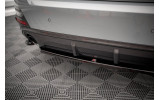 Тюнінг накладка на центр заднього бампера BMW 4 Gran Coupe G26 M-пакет