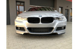 Дифузор переднього бампера (накладка) BMW F30 M-pakiet тонкий