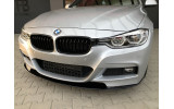 Дифузор переднього бампера (накладка) BMW F30 M-pakiet тонкий