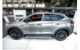 пороги (підніжки бічні) Hyundai Tucson 2015-2020