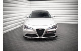 Дифузор на передній бампер Alfa Romeo Giulia Sport вір. 2