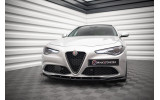 Дифузор на передній бампер Alfa Romeo Giulia Sport вір. 2