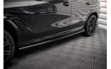 Бічні тюнінги накладки (листви) на пороги BMW X6 M F96 / BMW X6 M-Pack G06