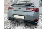 Центральний накладка на задній бампер Street pro Infiniti Q60 S MK2