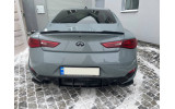 Центральний накладка на задній бампер Street pro Infiniti Q60 S MK2