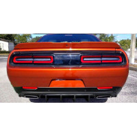 Дифузор заднього бампера з ребрами Dodge Challenger (2015-2021) v3