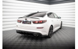 Центральний дифузор на задній бампер Street Pro Kia Optima Mk4 рестайл