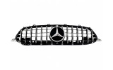 Чорна з хромом грати для Mercedes AMG GT X290 (стиль GT)