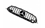 Чорна з хромом грати для Mercedes AMG GT X290 (стиль GT)