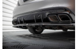 Тюнінгова накладка на задній бампер Mercedes-AMG C63 Sedan / Estate W205 рестайл